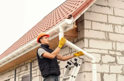 Pose et remplacement de gouttières au Bodéo